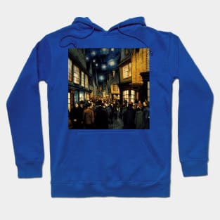 Starry Night in Diagon Alley Hoodie